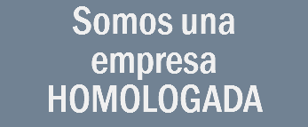 Somos una empresa HOMOLOGADA